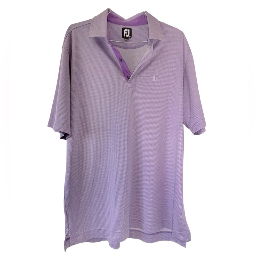 FootJoy Purple Polo Shirt Men’s Golf Short‎ Sleeve Sz XL